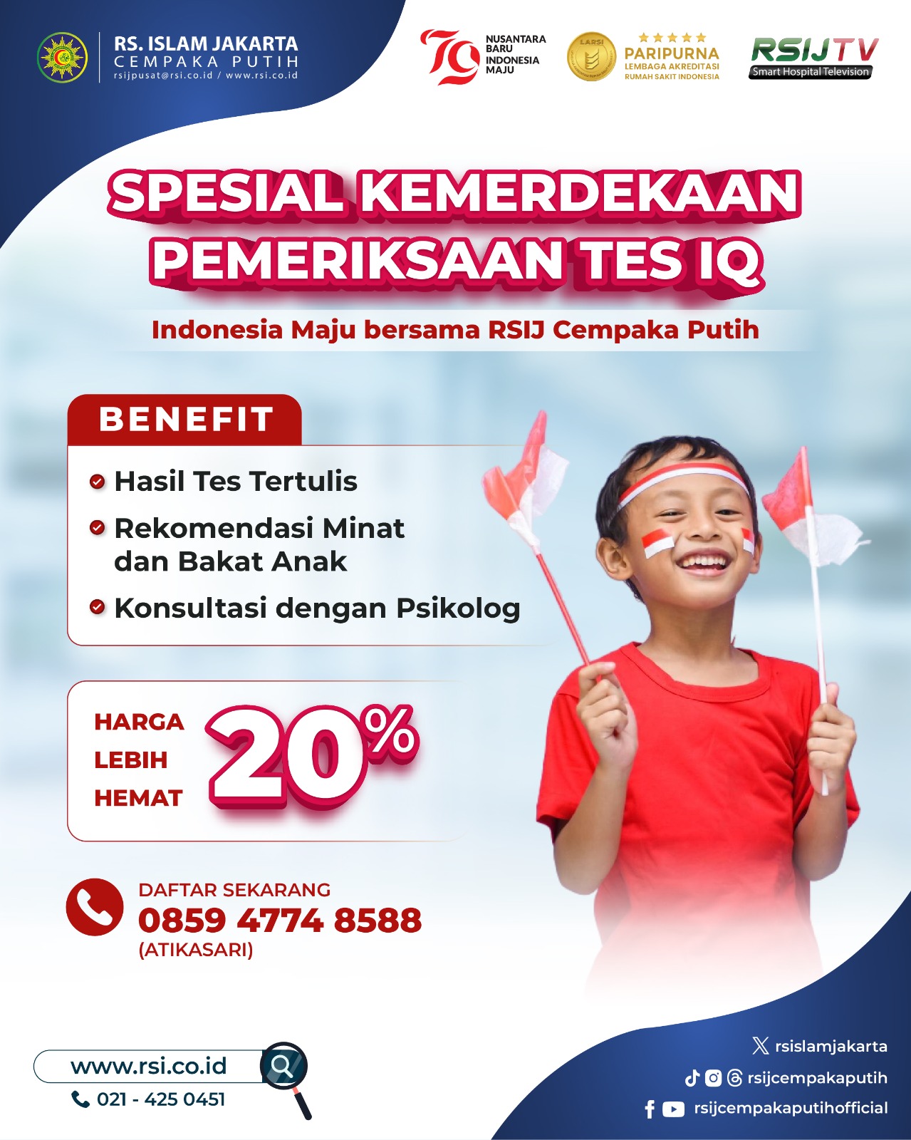 Promo Layanan - Rumah Sakit Islam Jakarta Cempaka Putih